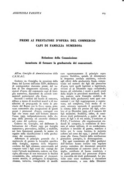 Assistenza fascista rivista della Cassa nazionale malattie per gli addetti al commercio