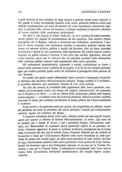 Assistenza fascista rivista della Cassa nazionale malattie per gli addetti al commercio