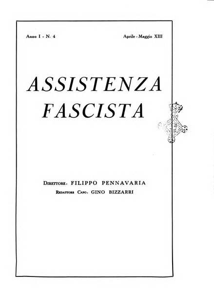 Assistenza fascista rivista della Cassa nazionale malattie per gli addetti al commercio