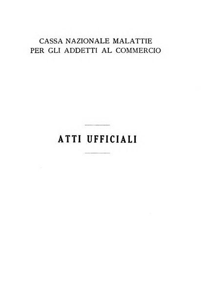 Assistenza fascista rivista della Cassa nazionale malattie per gli addetti al commercio