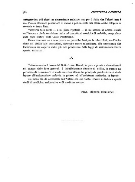 Assistenza fascista rivista della Cassa nazionale malattie per gli addetti al commercio