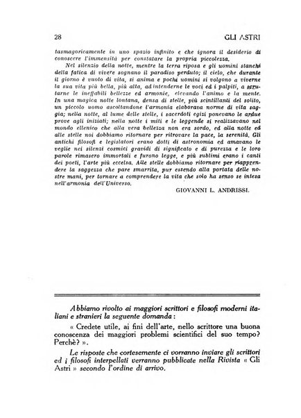 Gli astri nella scienza, storia, arte, letteratura rivista mensile dell'associazione astrofili italiani