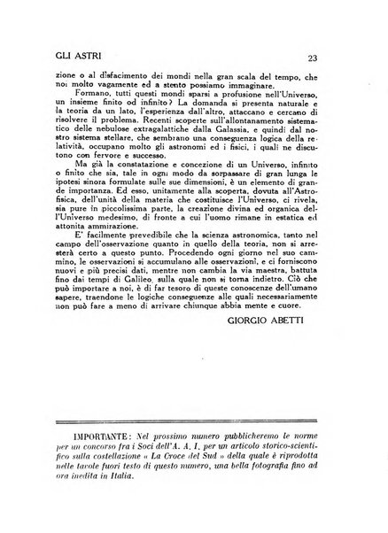 Gli astri nella scienza, storia, arte, letteratura rivista mensile dell'associazione astrofili italiani
