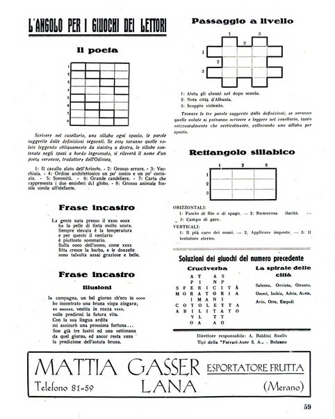 Atesia Augusta rassegna mensile dell'Alto Adige