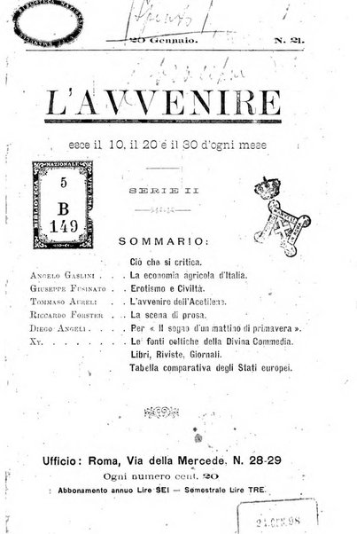 L'avvenire