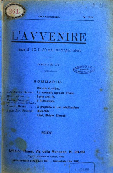 L'avvenire