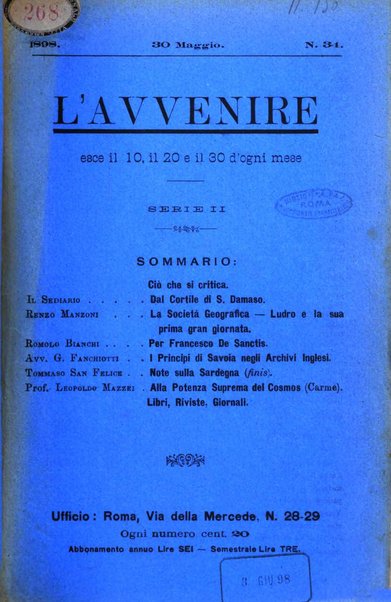 L'avvenire