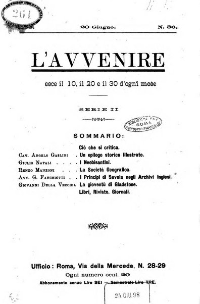 L'avvenire