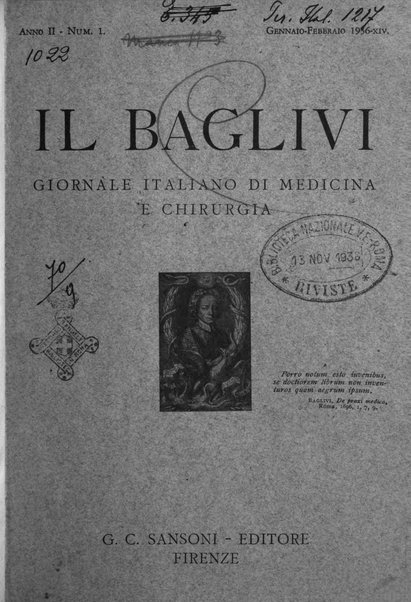 Il baglivi giornale italiano di medicina e chirurgia