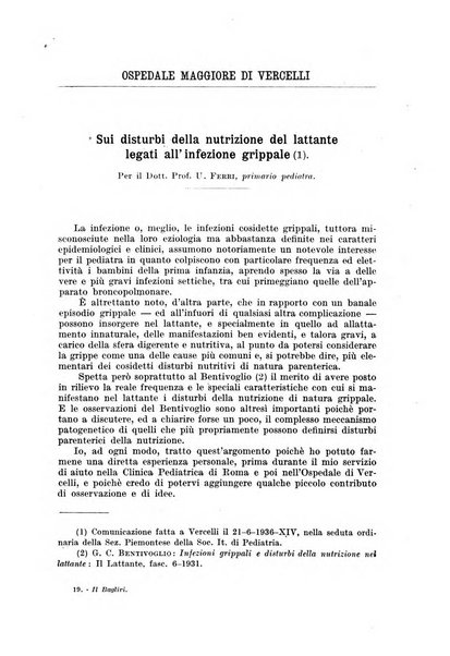 Il baglivi giornale italiano di medicina e chirurgia