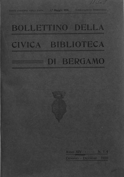 Bollettino della Civica biblioteca di Bergamo