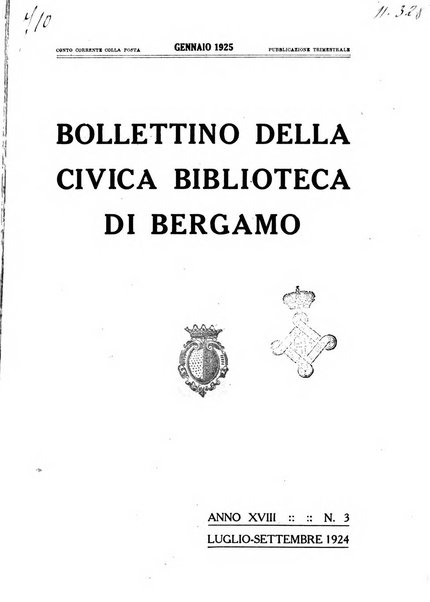 Bollettino della Civica biblioteca di Bergamo