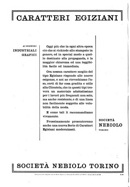 Bollettino della Federazione nazionale fascista dell'industria grafica ed affini