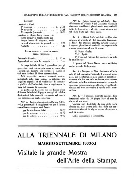 Bollettino della Federazione nazionale fascista dell'industria grafica ed affini