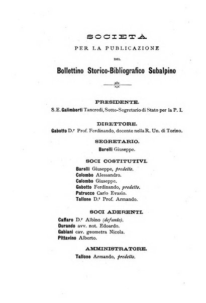 Bollettino storico-bibliografico subalpino