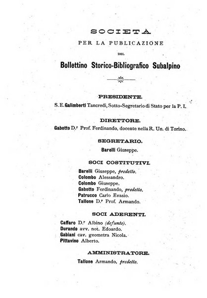 Bollettino storico-bibliografico subalpino