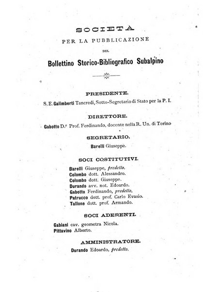 Bollettino storico-bibliografico subalpino