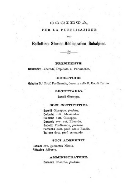 Bollettino storico-bibliografico subalpino