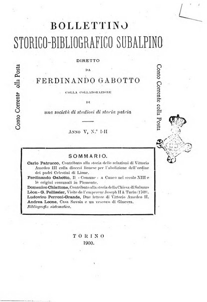 Bollettino storico-bibliografico subalpino