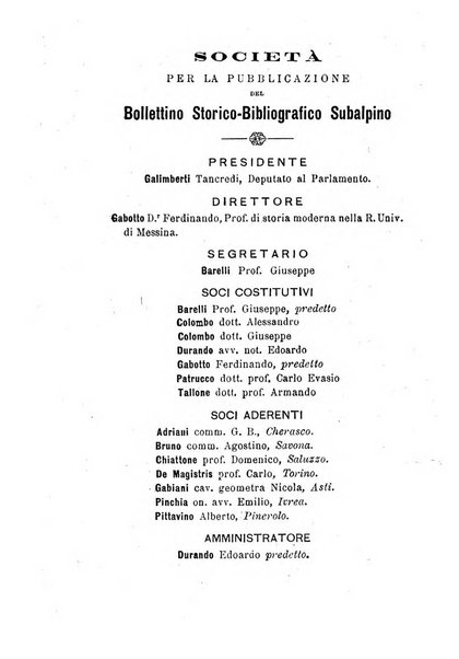 Bollettino storico-bibliografico subalpino