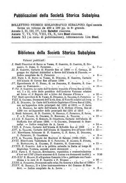 Bollettino storico-bibliografico subalpino