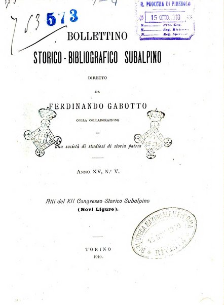 Bollettino storico-bibliografico subalpino