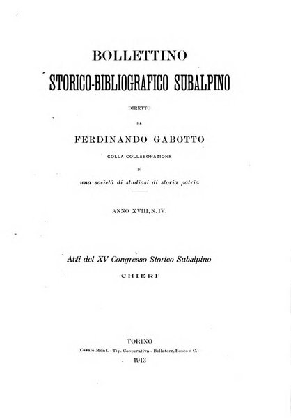 Bollettino storico-bibliografico subalpino