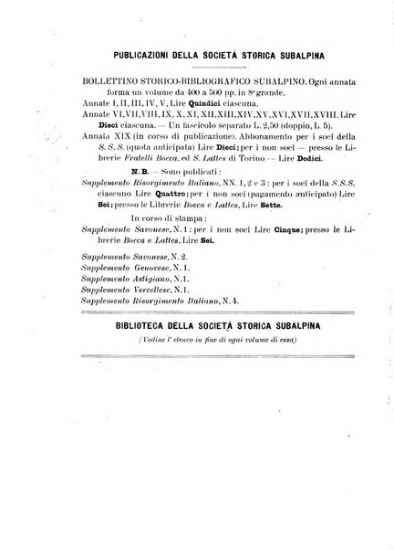 Bollettino storico-bibliografico subalpino