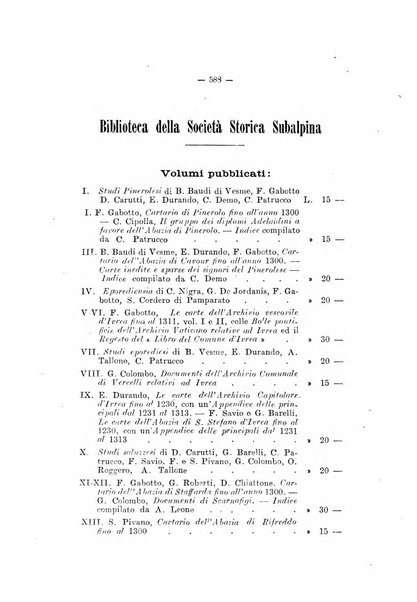 Bollettino storico-bibliografico subalpino