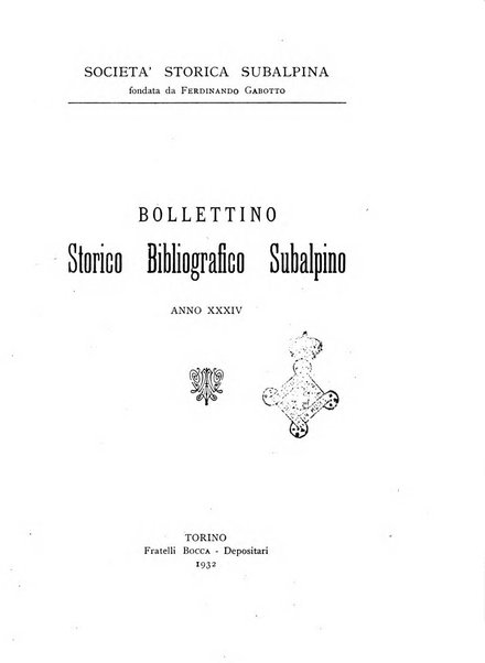 Bollettino storico-bibliografico subalpino