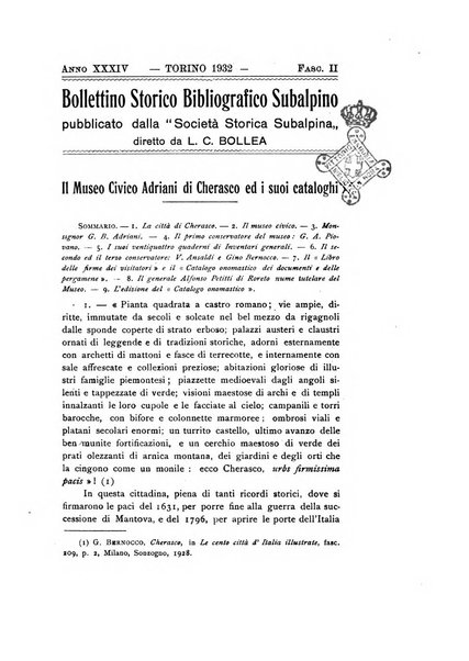 Bollettino storico-bibliografico subalpino