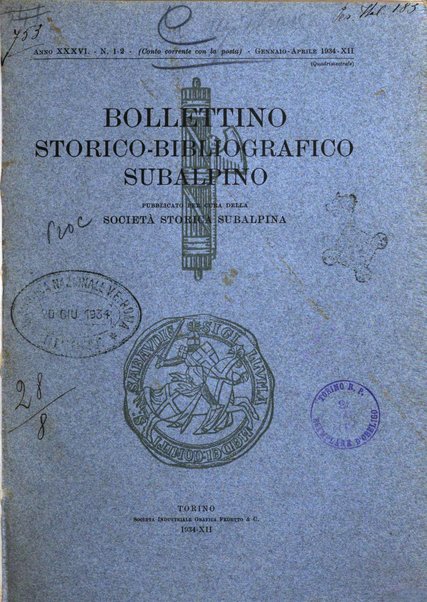 Bollettino storico-bibliografico subalpino