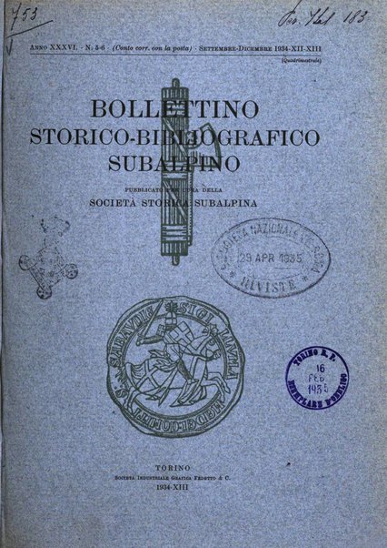 Bollettino storico-bibliografico subalpino