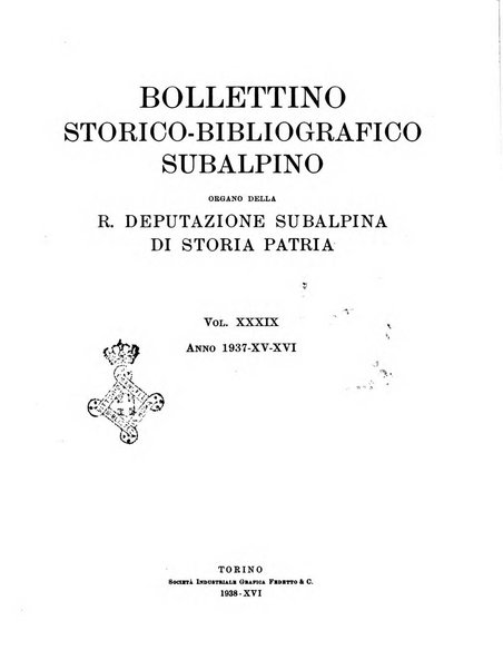 Bollettino storico-bibliografico subalpino