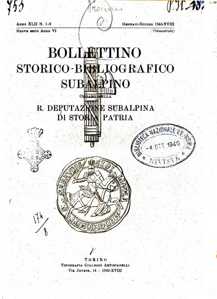 Bollettino storico-bibliografico subalpino