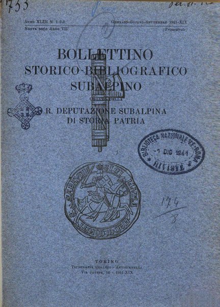 Bollettino storico-bibliografico subalpino