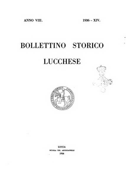 Bollettino storico lucchese