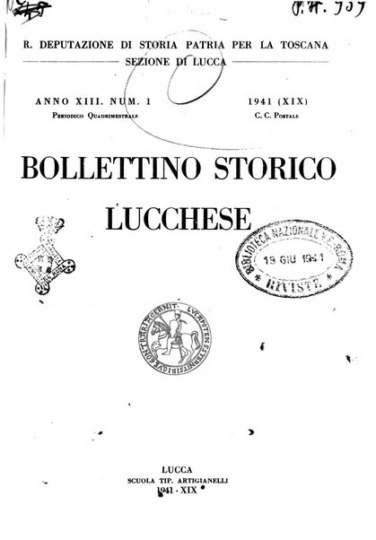 Bollettino storico lucchese