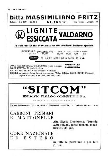 Il carbone Rassegna mensile italiana del commercio dei combustibili solidi