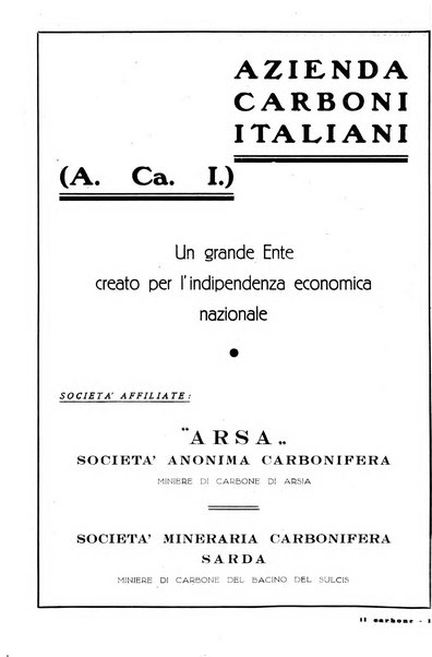 Il carbone Rassegna mensile italiana del commercio dei combustibili solidi