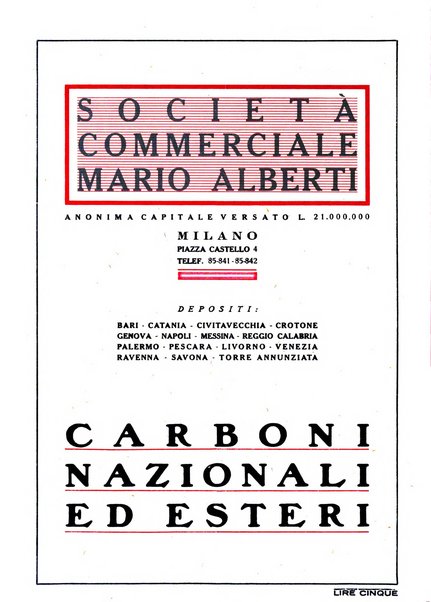 Il carbone Rassegna mensile italiana del commercio dei combustibili solidi