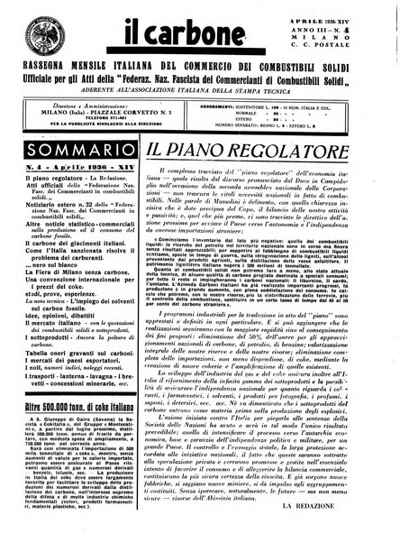 Il carbone Rassegna mensile italiana del commercio dei combustibili solidi