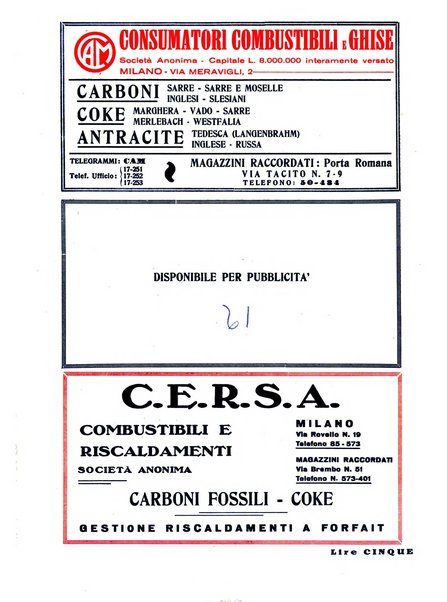 Il carbone Rassegna mensile italiana del commercio dei combustibili solidi