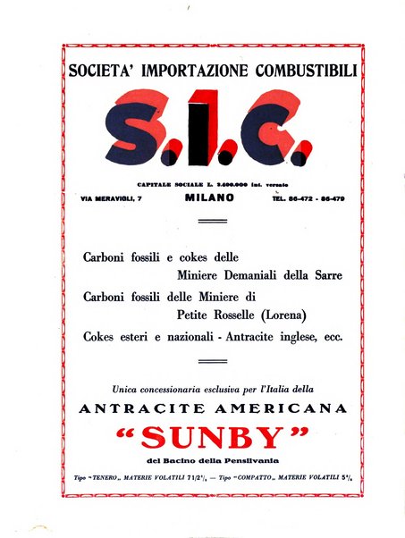 Il carbone Rassegna mensile italiana del commercio dei combustibili solidi