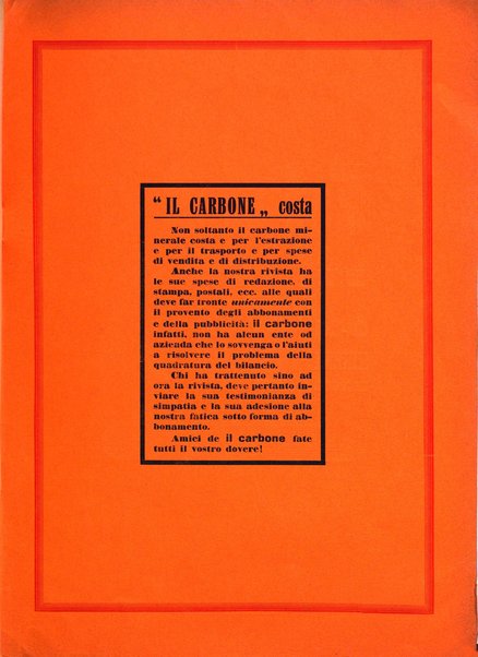 Il carbone Rassegna mensile italiana del commercio dei combustibili solidi