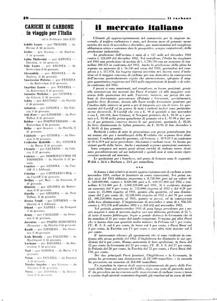 Il carbone Rassegna mensile italiana del commercio dei combustibili solidi
