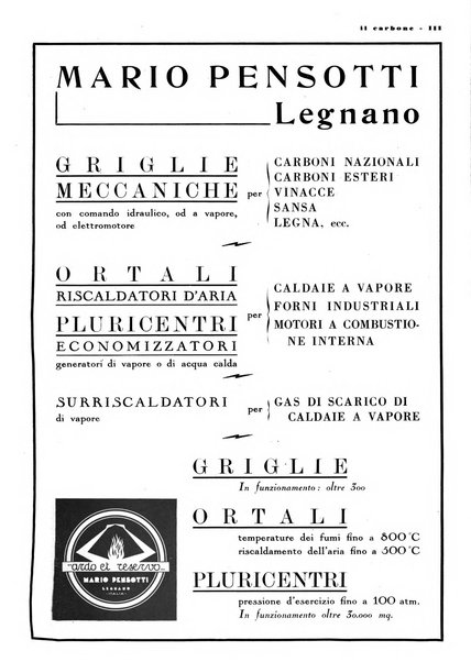 Il carbone Rassegna mensile italiana del commercio dei combustibili solidi