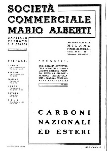 Il carbone Rassegna mensile italiana del commercio dei combustibili solidi