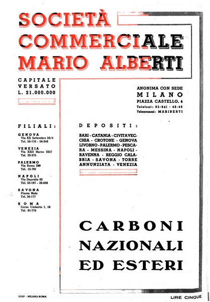 Il carbone Rassegna mensile italiana del commercio dei combustibili solidi