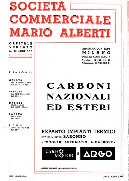 Il carbone Rassegna mensile italiana del commercio dei combustibili solidi